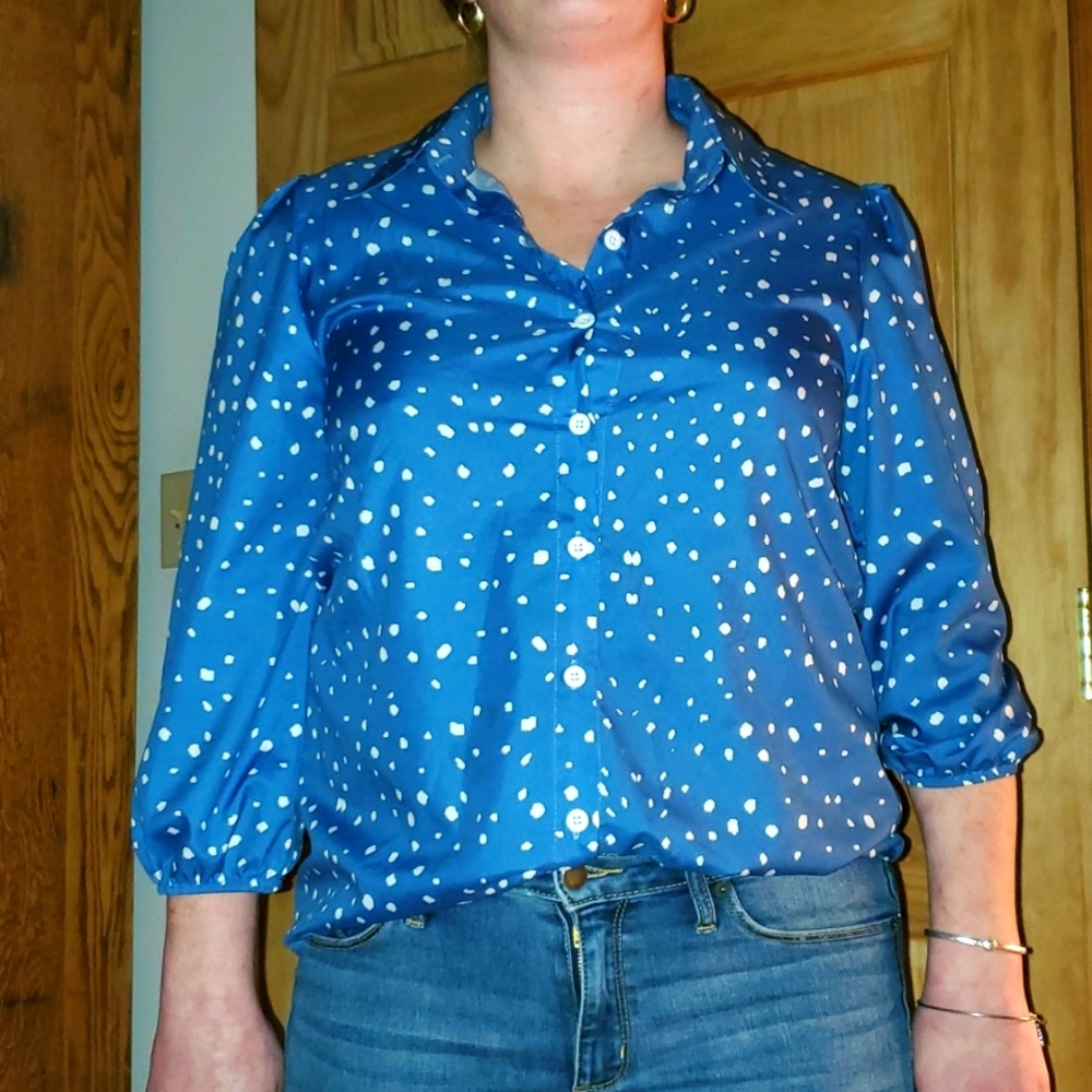Blue blouse